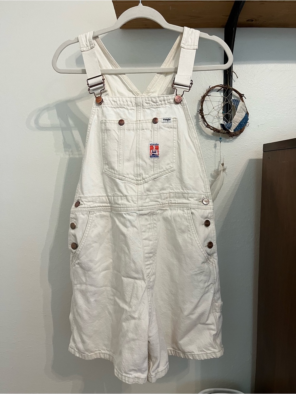 Wrangler Denim Short Overalls